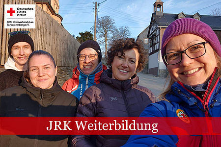 Gruppenfoto der JRK Gruppenleiter während der Weiterbildung