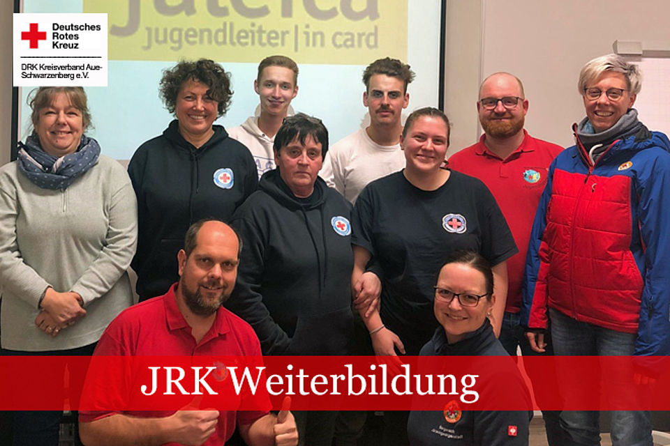 Gruppenfoto der JRK Gruppenleiter während der Weiterbildung