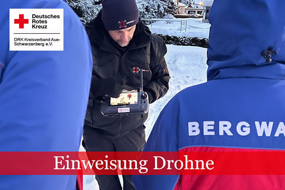 Einweisung in die Nutzung einer Drohne